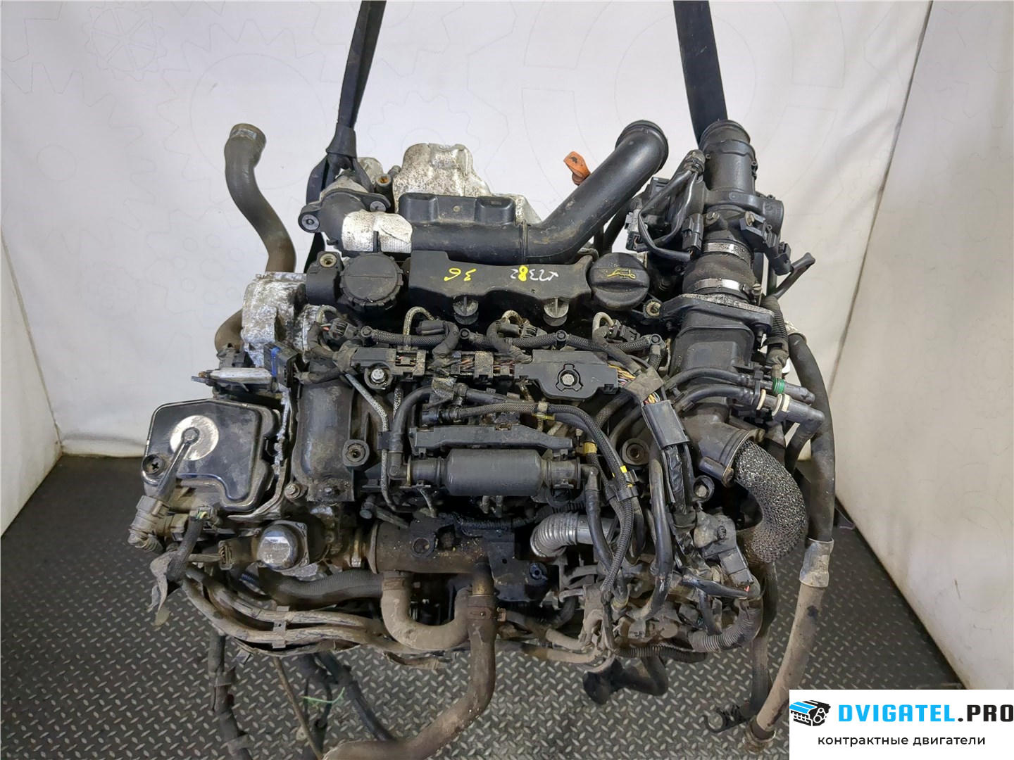 Двигатель Citroen Berlingo 2002 - 2008 9HW 1.6 л., Дизель, HDI, артикул 7975311